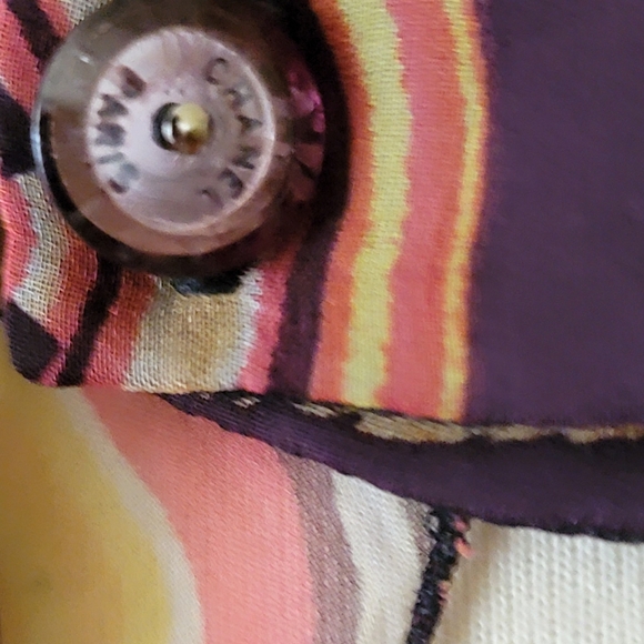 CHANEL @ PARIS |2001 Spring Runway Chinoiserie Silk Chiffon CC Logo Print Dress - Picture 14 of 16